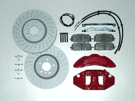 BMW F25 X3 / F26 X4 374 mm 6-Kolben Bremsanlage Vorderachse – Umbausatz