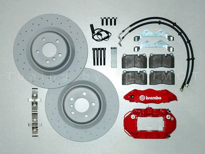 BMW X5 E53 385 mm 4-Kolben Bremsanlage Hinterachse – Umbausatz