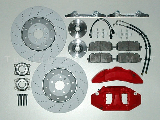 Audi RS4 B5 / A4 B6 390 mm 6-Kolben Bremsanlage Vorderachse – Umbausatz