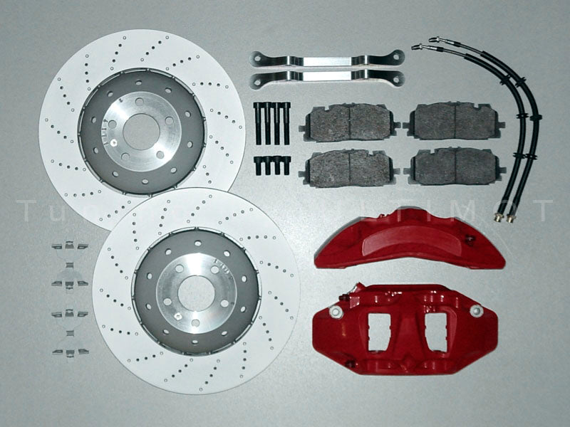 Audi S4 C4 / V8 D11 390 mm 6-Kolben Bremsanlage Vorderachse – Umbausatz