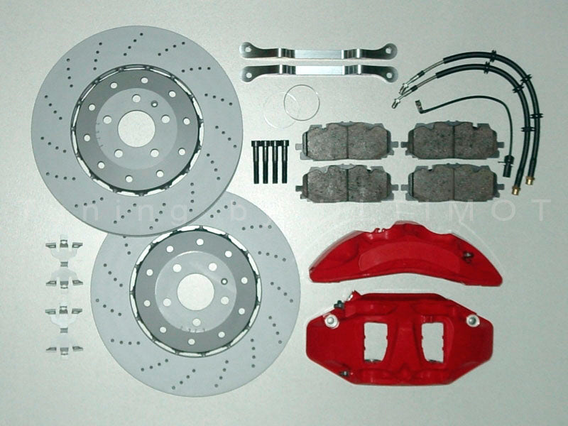 Audi A3 8P / S3 8P 390 mm 6-Kolben Bremsanlage Vorderachse – Umbausatz