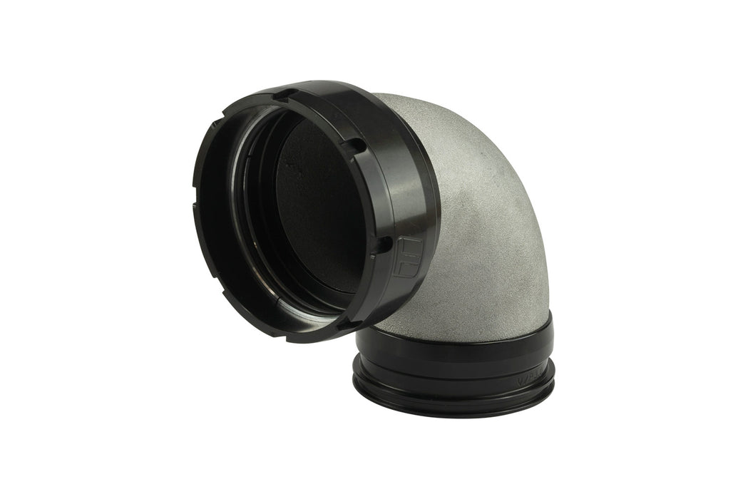Turbosmart LockSleeve Turbo Adapter Verdichterausgang 3.00" auf 90 Bogen Vibrant ,Plazmaclamp 3.00"