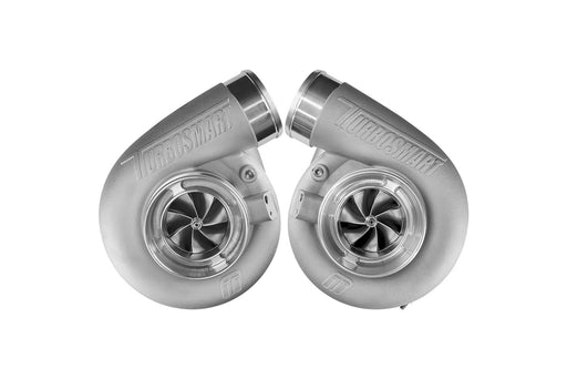 Turbosmart Mirror Twin Turbo Satz - TS-1-7675C V-Band 0.96AR ölgekühlte Lader