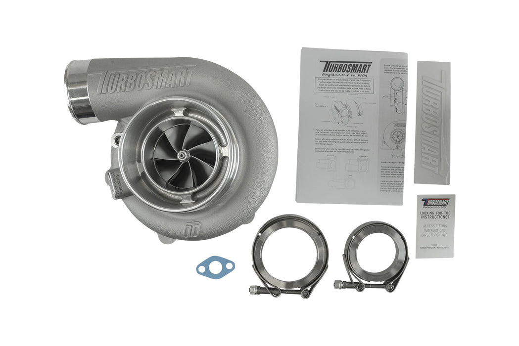 Turbosmart TS-2 Turbolader (wassergekühlt) 6466 V-Band Linkslauf 0.82AR für externes Wastegate