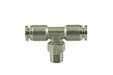 Turbosmart 1/8" NPT Tee Pushloc Verschraubung - Edelstahl - 1/4"