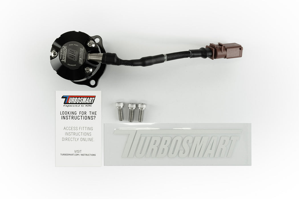 Turbosmart Blow-off-Ventil Kompact EM Dual Port VR1 (VW/Audi/Sitz/Skoda TFSI)