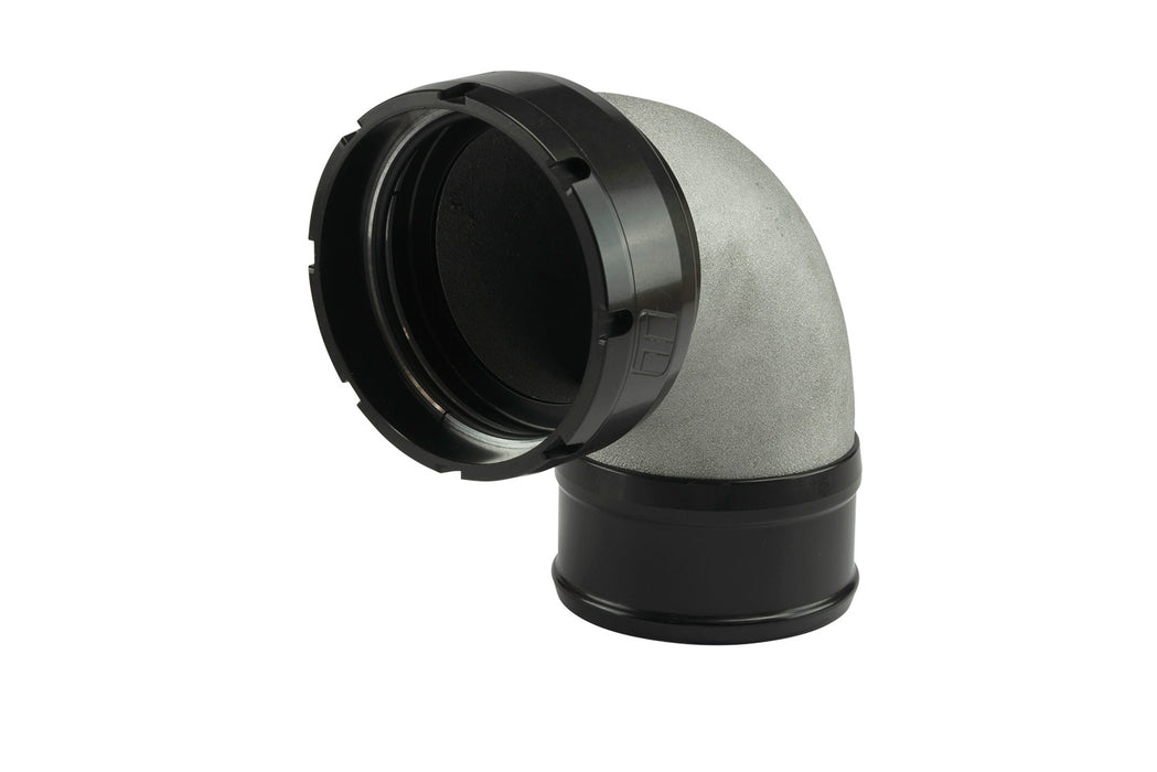 Turbosmart LockSleeve Turbo Adapter Verdichterausgang 3.00" auf 90 Bogen Schlauch Barb 3.00"