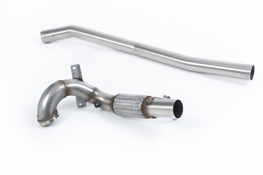 VW Golf MK7 R 2.0 TSI 300 PS (80mm Race Anlagen Options) – MILLTEK Downpipe mit Katersatzrohr